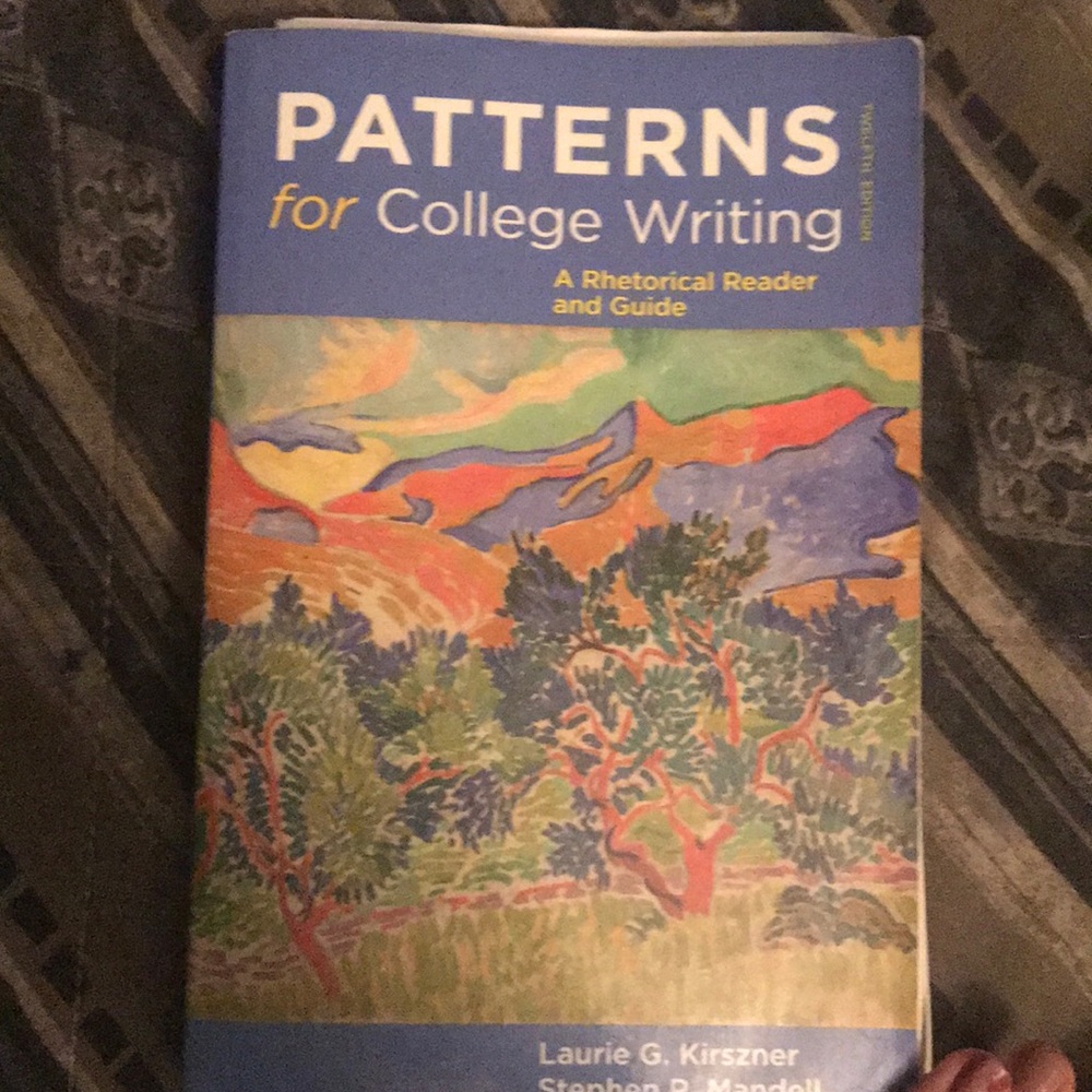 College patterns for writing book